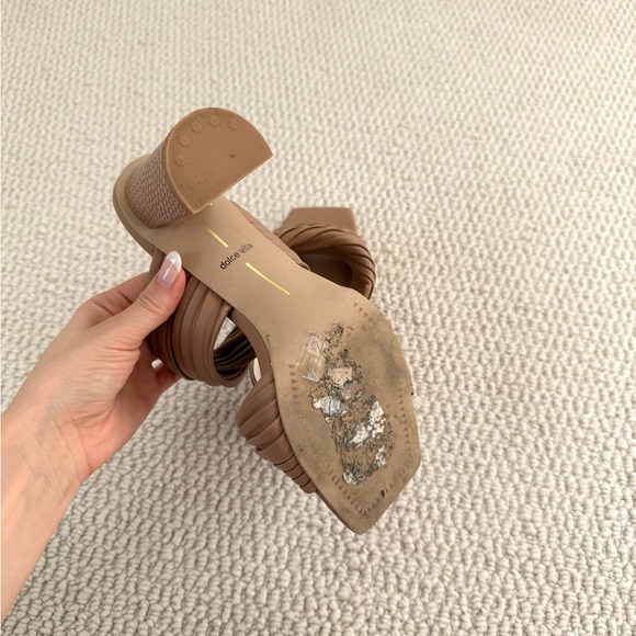 Dolce Vita Pilton Woven Sandal Heels - Picture 11 of 11
